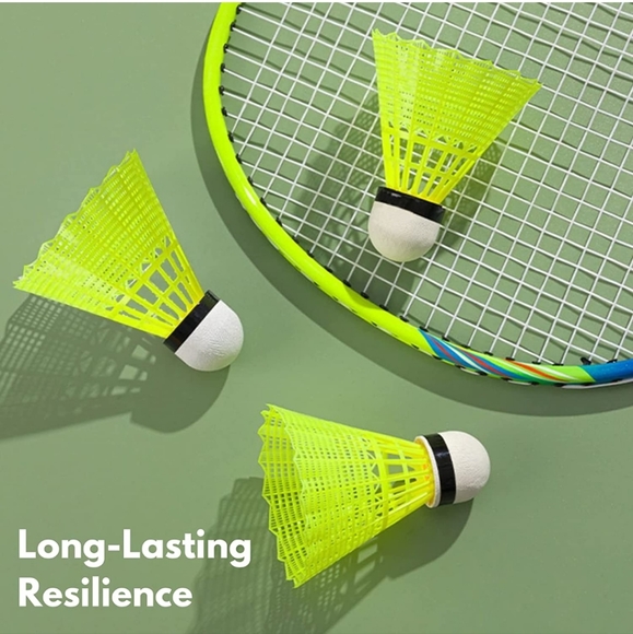 Ace Badminton Birdies/Shuttlecocks 12 pc set - yellow - Picture 4 of 11